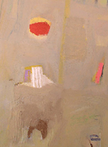Palm Dust - Acrylic on Paper - Image 30" x 22" - Paper 30" x 22"