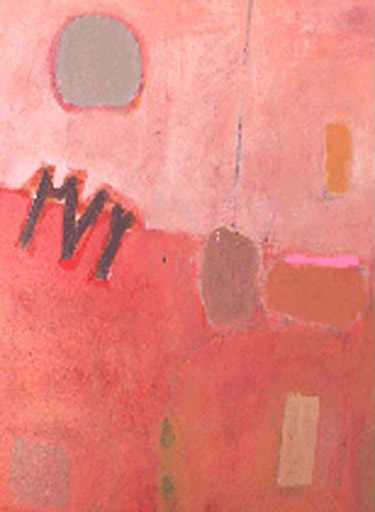 Ruby - Acrylic on Paper - Image 30" x 22" - Paper 30" x 22"