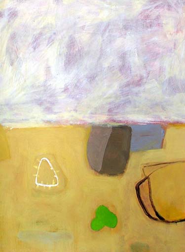 Boston - Acrylic on Paper - Image 24" x 18" - Paper 30" x 22"