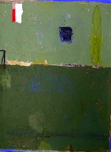 Dell - Acrylic on Paper - Image 24" x 18" - Paper 30" x 22"