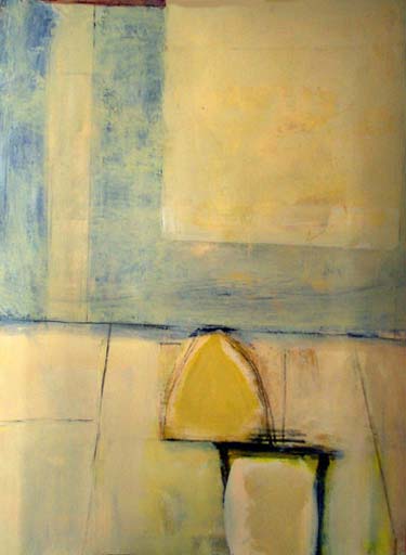 Ethiopia - Acrylic on Paper - Image 24" x 18" - Paper 30" x 22"