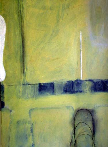 Fair Head - Acrylic on Paper - Image 24" x 18" - Paper 30" x 22"
