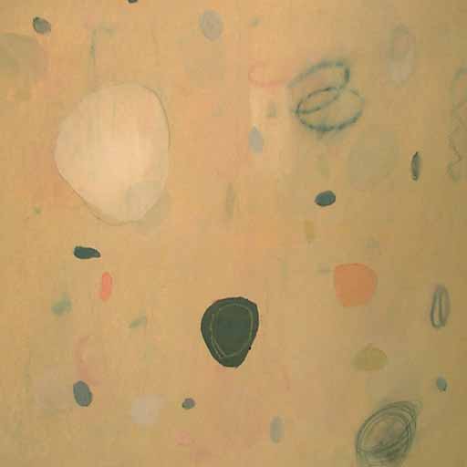 Channel Islands I - Oilbar on Paper - Image 16" x 16" - Paper 30" x 22"