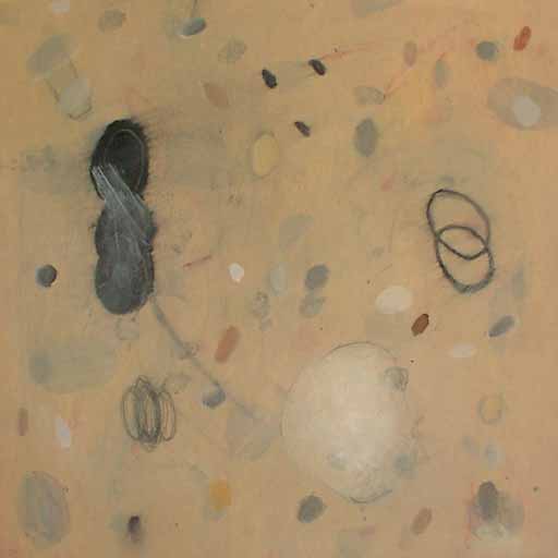 Channel Islands II - Oilbar on Paper - Image 16" x 16" - Paper 30" x 22"