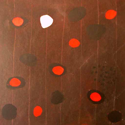 Countdown - Oilbar on Paper - Image 16" x 16" - Paper 30" x 22"