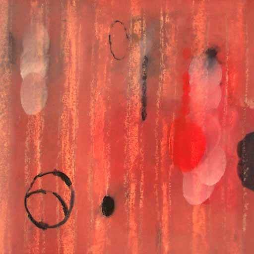 Epitaph for Coleman Hawkins - Oilbar on Paper - Image 16" x 16" - Paper 30" x 22"