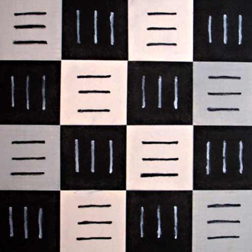 Lajes II - Oil Bar on Paper - Image 16" x 16" - Paper 30" x 22"