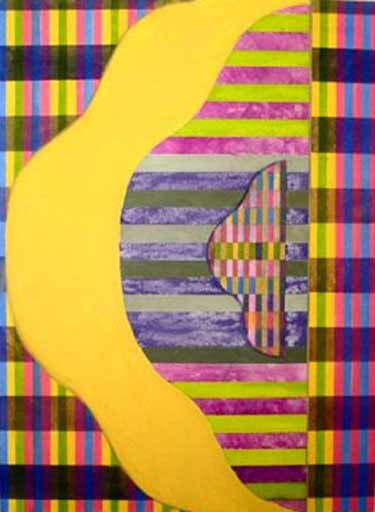 Kobai - Oil Bar on Paper - Image 30" x 22" - Paper 30" x 22"