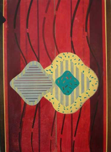 Naples - Oil Bar on Paper - Image 30" x 22" - Paper 30" x 22"