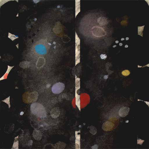 Becoming Everything - Oil Bar on Paper - Image 16" x 16" - Paper 30" x 22"