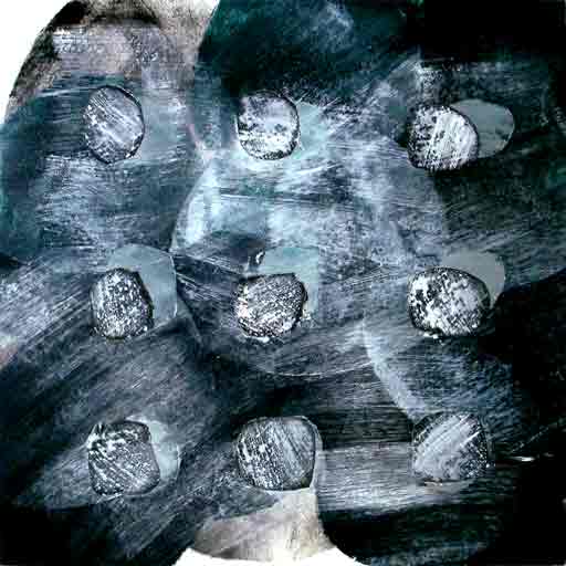 Mer Image - Mixed Media on Paper - Image 16" x 16" - Paper 30" x 22"