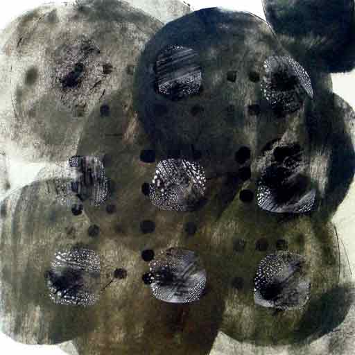 The Wonders of France - Mixed Media on Paper - Image 16" x 16" - Paper 30" x 22"