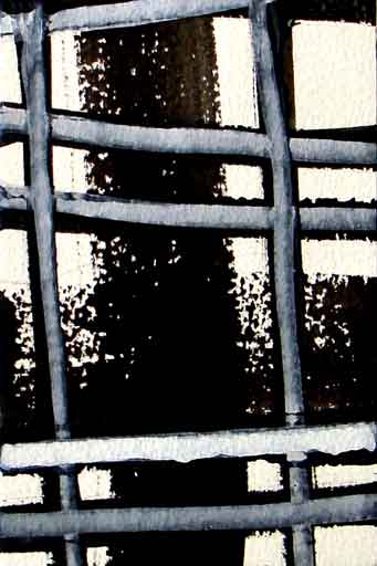 Dubai Series V - Gouache on Paper - Image 6" x 4" - Paper 6" x 4"