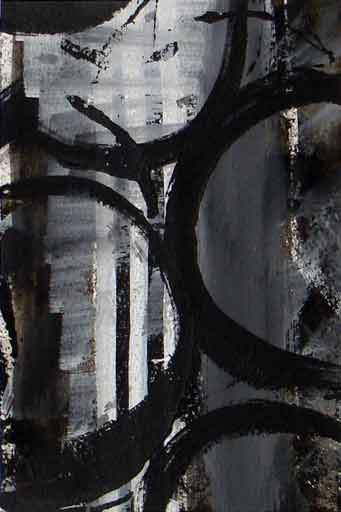 Dubai Series VII - Gouache on Paper - Image 6" x 4" - Paper 6" x 4"