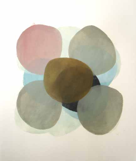 Ozu Suite IV - Oilbar on Paper - Image 26" x 22" - Paper 26" x 22"