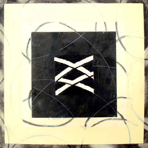 Connection I - Mixed Media on Paper - Image 16" x 16" - Paper 16" x 16"