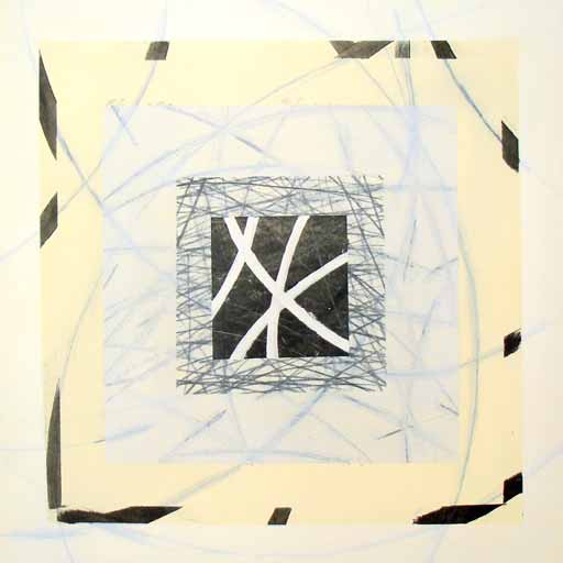 Connection II - Mixed Media on Paper - Image 16" x 16" - Paper 16" x 16"