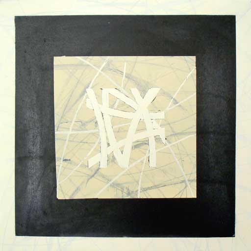 Connection III - Mixed Media on Paper - Image 16" x 16" - Paper 16" x 16"