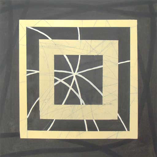 Connection VI - Mixed Media on Paper - Image 16" x 16" - Paper 16" x 16"