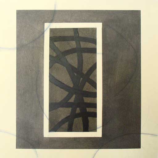 Connection XI - Mixed Media on Paper - Image 16" x 16" - Paper 16" x 16"