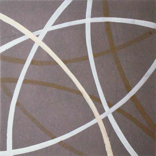 Sijo II - Oilbar on Paper - Image 12" x 12" - Paper 22" x 22"