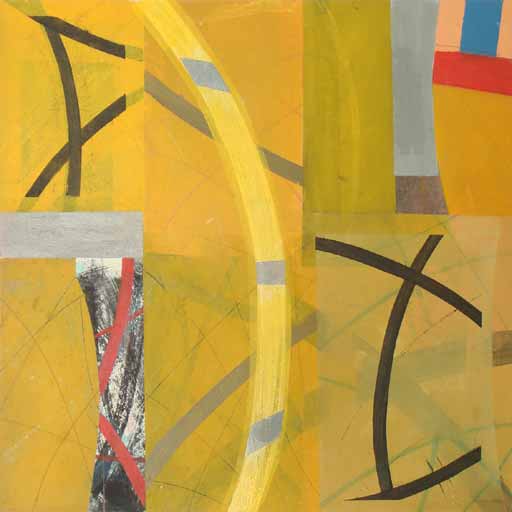 PS #1 - Mixed Media on Paper - Image 16" x 16" - Paper 30" x 22"