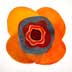 Crop Circles III - Oilbar on Paper - Image 25" x 25" - Paper 25" x 25"