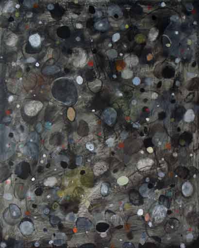 River Rocks - Acrylic on Canvas - Image 30" x 24" - Canvas 30" x 24"