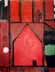The Red House - Acrylic on Paper - Image 30" x 22" - Paper 30" x 22"
