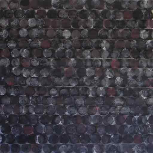 Bentley Circles: Land of Silence VII - Oilbar on Paper - Image 16" x 16" - Paper 30" x 22"