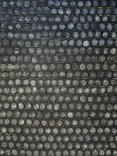 Bentley Circles: Land of Silence VIII - Acrylic on Canvas - Image 40" x 30" - Canvas 40" x 30"