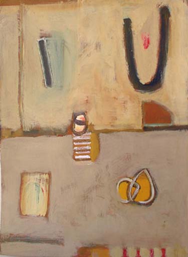 Native Seeker - Acrylic on Paper - Image 30" x 22" - Paper 30" x 22"