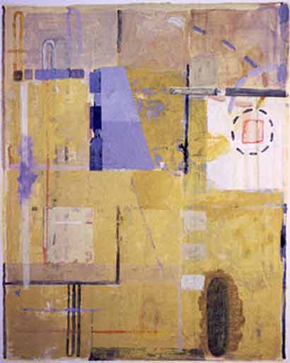 Nob Hill - Acrylic on Paper - Image 20" x 16" - Paper 30" x 22"