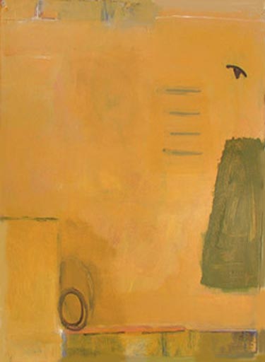 Shanti  - Acrylic on Paper - Image 30" x 22" - Paper 30" x 22"