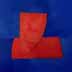 Red Wedge - Oil Bar on Paper - Image 16" x 16" - Paper 30" x 22"